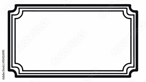 gold frame with clipping path