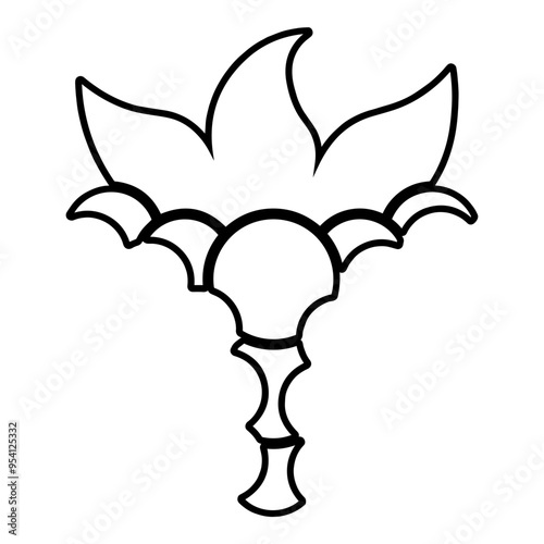 Raspberry Bitten Twice Outline