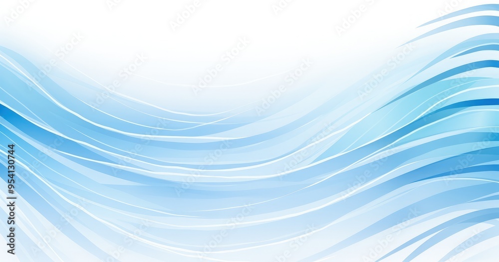 Abstract blue wave design with smooth lines for backgrounds or graphics. Abstract blue wave design with smooth lines for backgrounds or graphics.