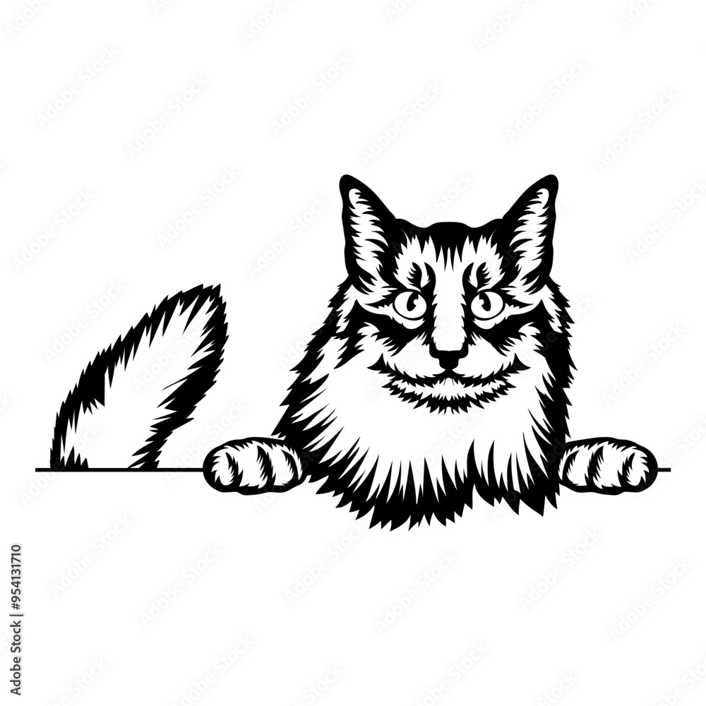 Obraz premium Siberian Cat