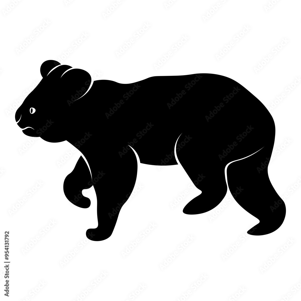 Obraz premium Side View of Koala