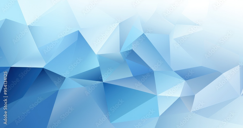 A geometric abstract background featuring various shades of blue and triangular shapes. A geometric abstract background featuring various shades of blue and triangular shapes.