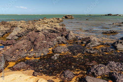 paisagem natural na cidade de Aracruz, Estado do Espírito Santo, Brasil photo