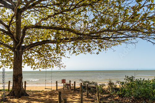 praia na cidade de Aracruz, Estado do Espírito Santo, Brasil