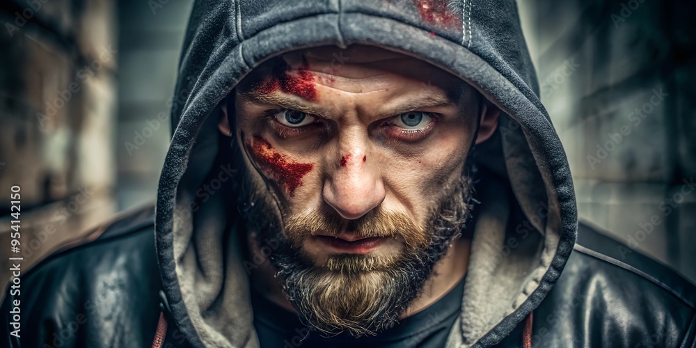 Fototapeta premium a brutal thug