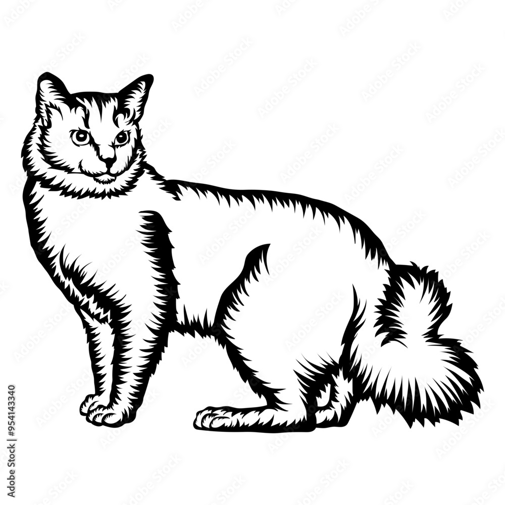 Fototapeta premium Somali Cat