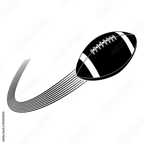 Swoosh Footall Logo