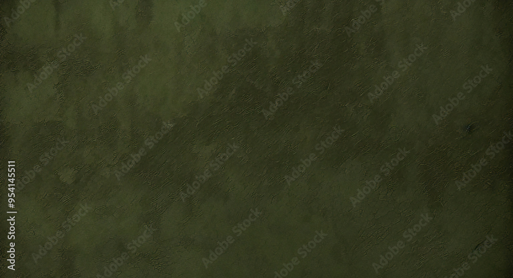 Fototapeta premium Green grunge concrete stone wall background. Dark edges
