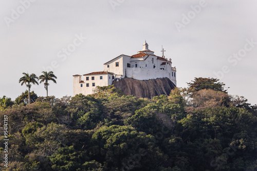 igreja histórica na cidade de Vila Velha, Estado do Espírito Santo, Brasil photo