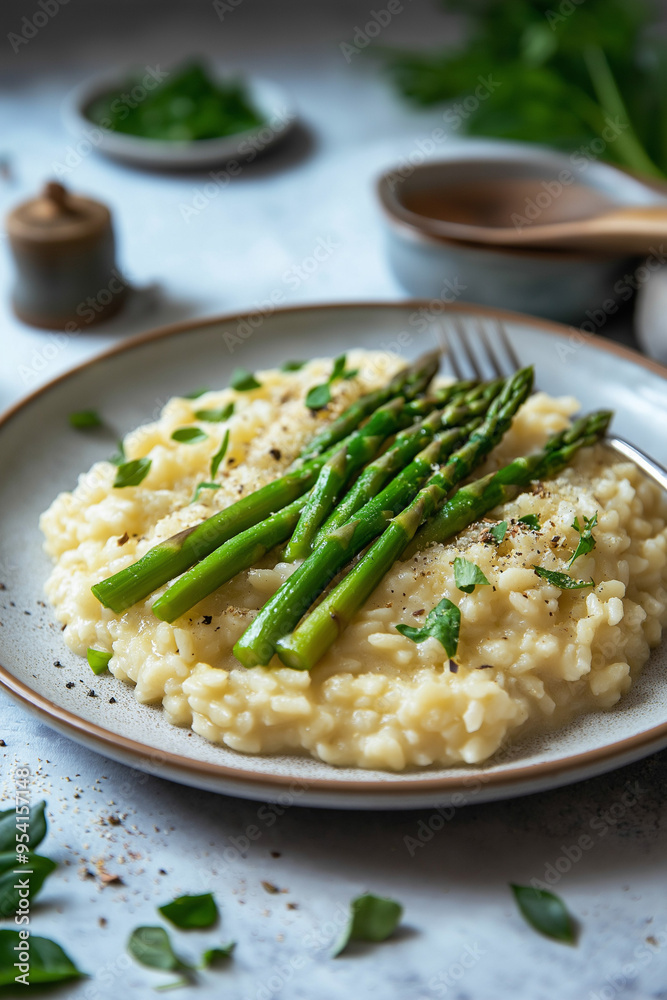 Italian Cuisine, Risotto agli Asparagi Italian Cuisine, Risotto agli Asparagi