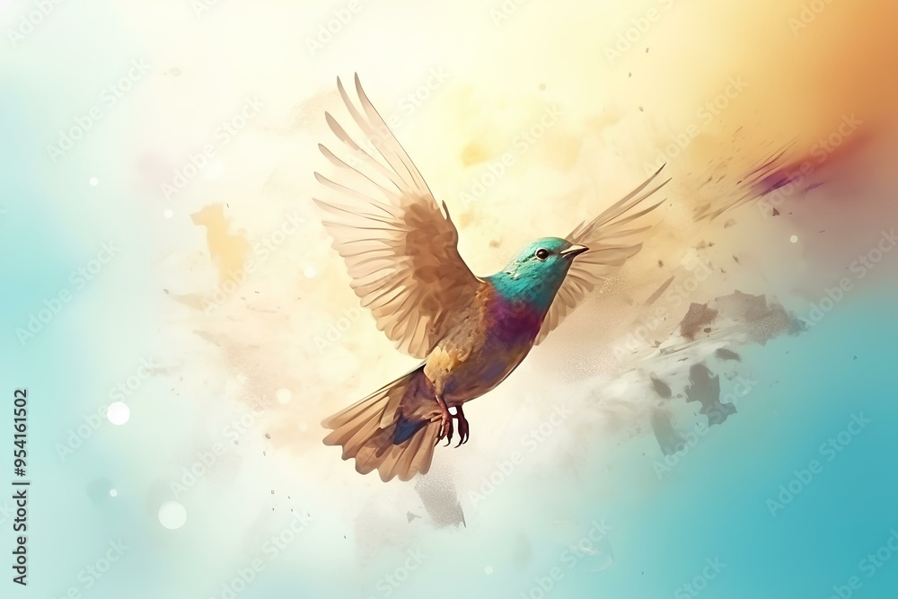 Obraz premium hummingbird in flight