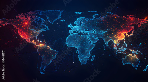 Global connections through vibrant digital maps