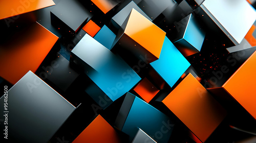 Abstract geometric backgrou...