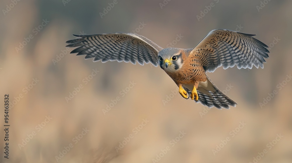 Fototapeta premium American Kestrel in Flight