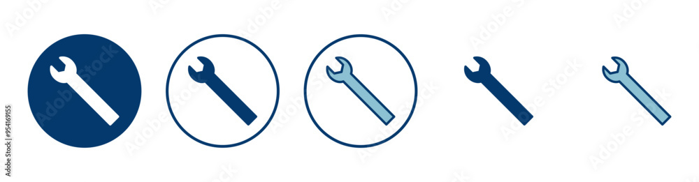 wrench icon vector isolated on white background. Wrench vector icon. Spanner symbol wrench icon vector isolated on white background. Wrench vector icon. Spanner symbol