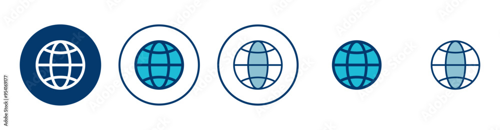 Web icon vector isolated on white background. Website vector icon. Internet world vector Web icon vector isolated on white background. Website vector icon. Internet world vector