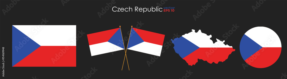 Naklejka premium Flag Vector eps file