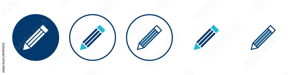 Pencil icon vector isolated on white background. Pencil vector icon Pencil icon vector isolated on white background. Pencil vector icon