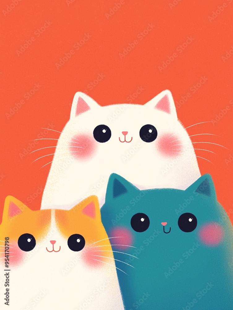 Cute and Beautiful Cats Digital Art Cute and Beautiful Cats Digital Art