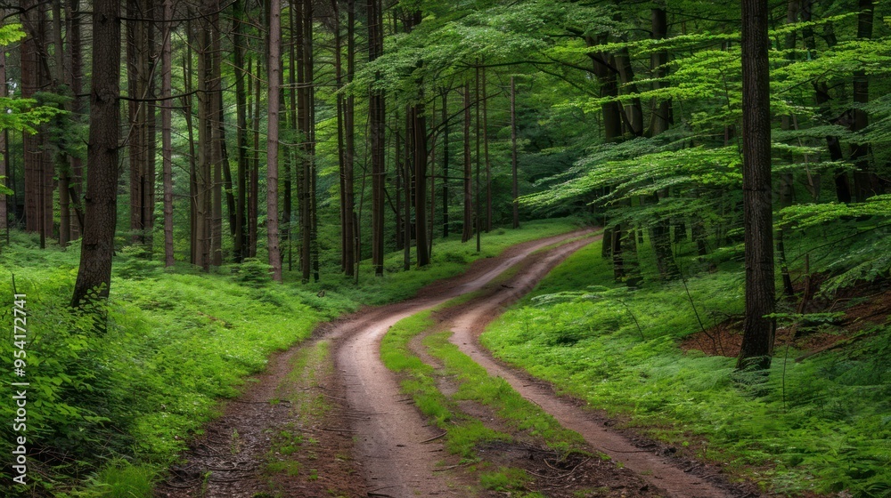 Winding Forest Path Winding Forest Path
