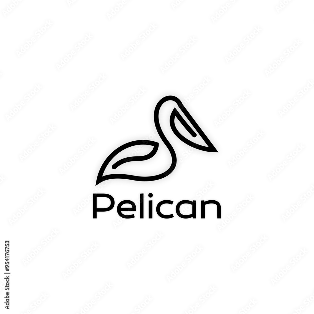 pelican line art.eps pelican line art.eps