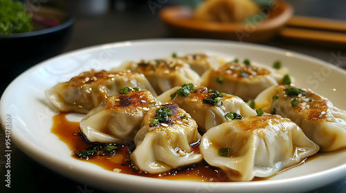 Close up of golden brown du...