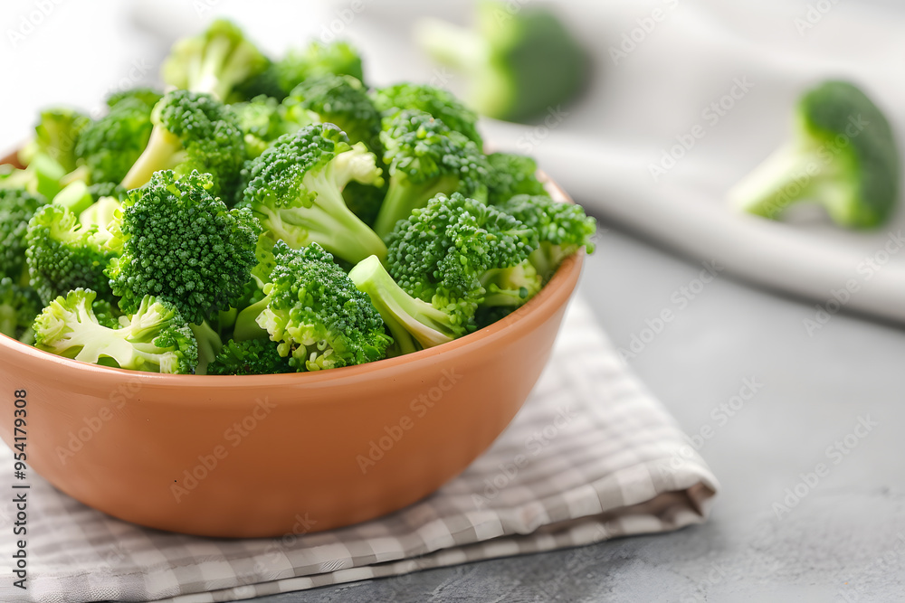 Bowl of Prepared Broccoli | Fresh and Healthy Cooked Vegetables in a Simple Dish Bowl of Prepared Broccoli | Fresh and Healthy Cooked Vegetables in a Simple Dish