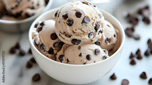 Close-up of a bowl of choco...