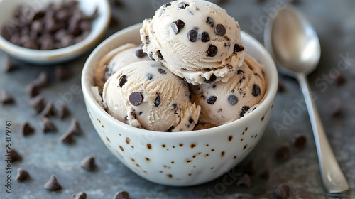 Close-up of a bowl of choco...