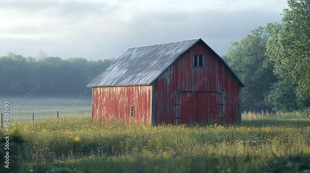 Rustic barn in rural environment ideal for authentic lifestyle and scenery photos Rustic barn in rural environment ideal for authentic lifestyle and scenery photos