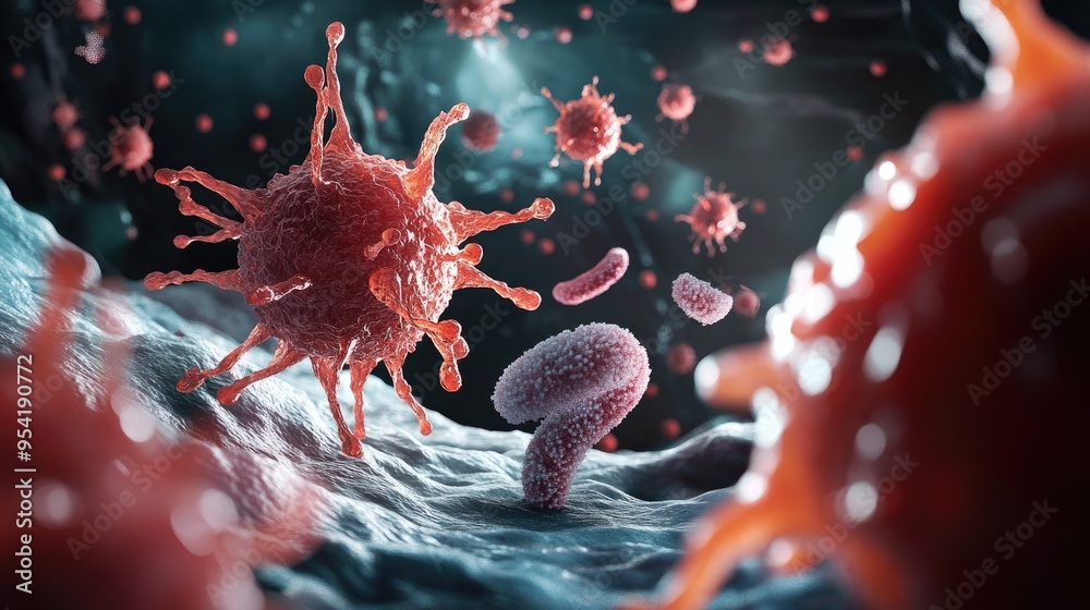 Eosinophils and basophils interacting in an immune response ...