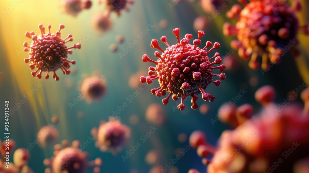 Eosinophils responding to an allergic reaction, with histamine release causing inflammation, showcasing their role in allergies Eosinophils responding to an allergic reaction, with histamine release causing inflammation, showcasing their role in allergies