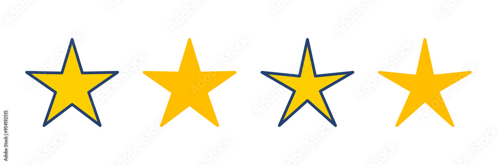 Star Icon vector. rating icon vector. favourite star icon Star Icon vector. rating icon vector. favourite star icon
