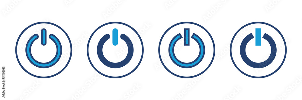 Power icon vector. Power Switch Icon. Electric power Power icon vector. Power Switch Icon. Electric power