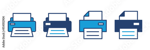 Print icon vector. printer icon vector.