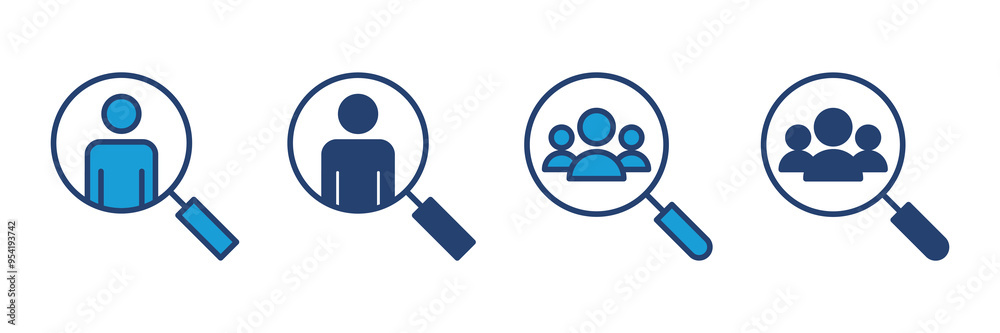 Hiring icon vector. Search job vacancy icon. Human resources concept. Recruitment Hiring icon vector. Search job vacancy icon. Human resources concept. Recruitment