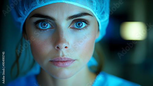 Close-up portrait of a fema...