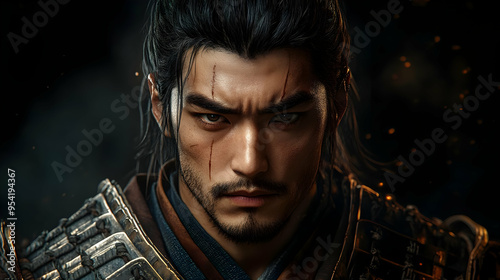 Close-up portrait of a samu...