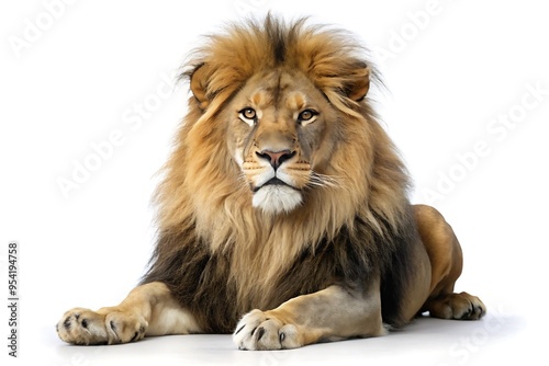 lion background white