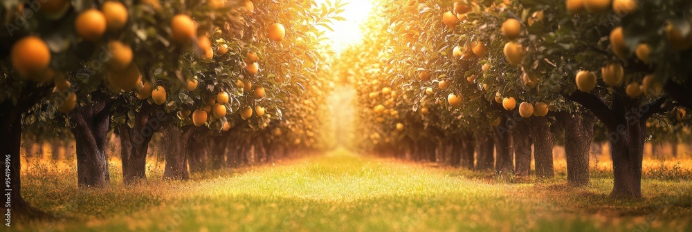 Ripe pear fruit growing on tree in orchard plantation farm Ripe pear fruit growing on tree in orchard plantation farm