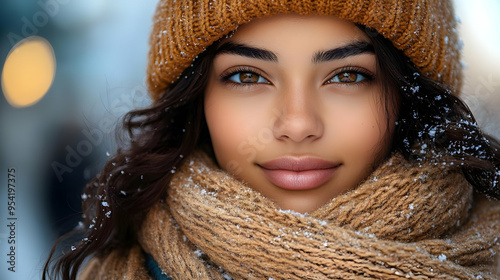 Close-up portrait of a youn...
