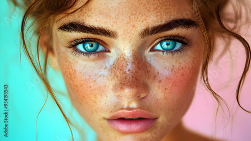 Close-up portrait of a youn...