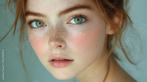 Close-up portrait of a youn...