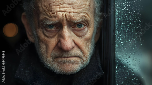 Close-up portrait of an eld...