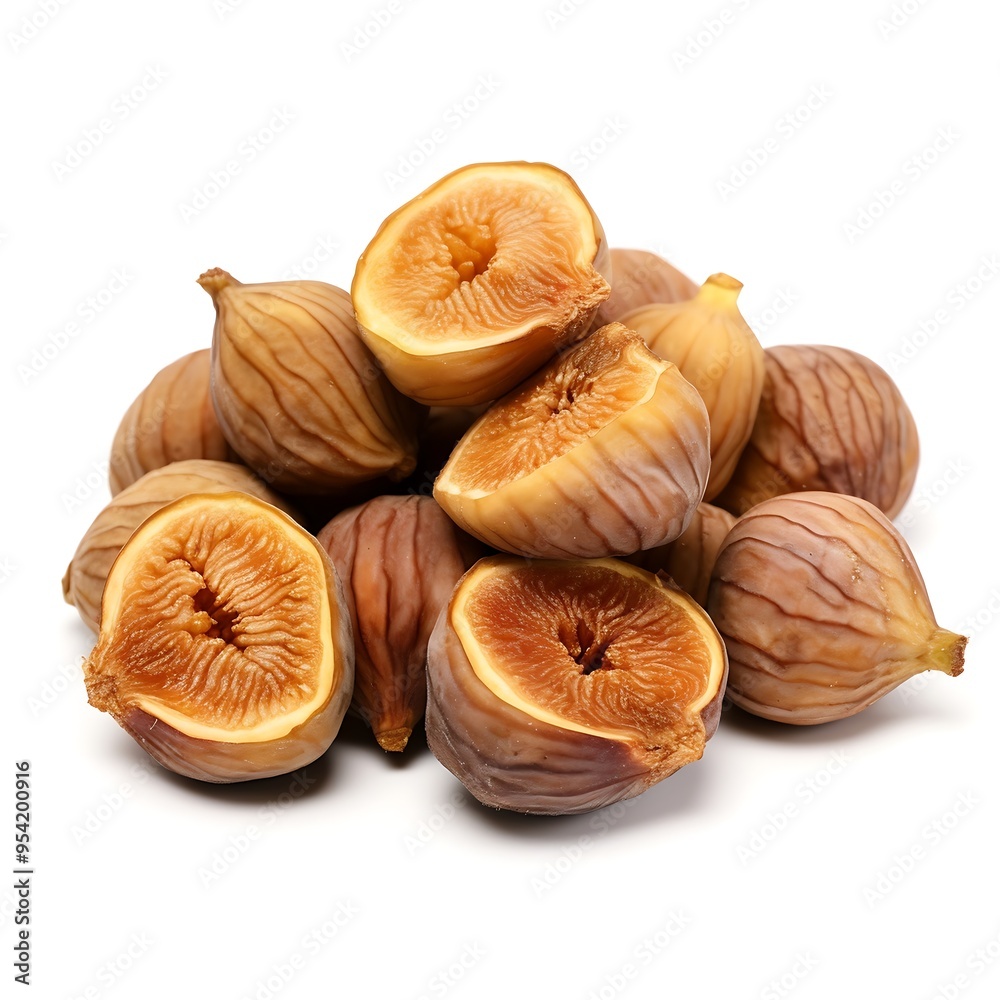 Dried figs isolated on white background Dried figs isolated on white background
