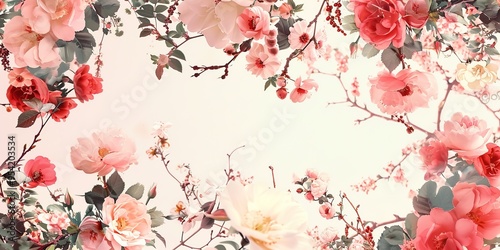 red rose petals background