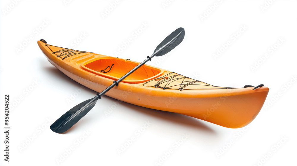 Kayak boat isolated over white background Kayak boat isolated over white background
