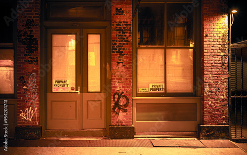 Photography New York City alley private property
