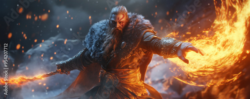Game Character. Page Header or Banner
