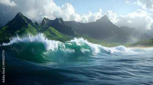 Dramatic wave breaking in f...
